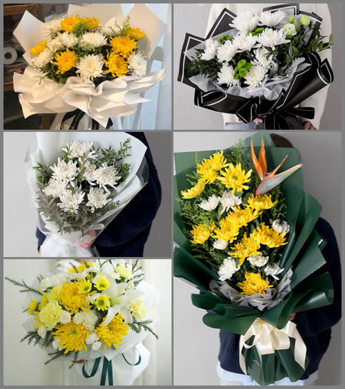四川绵阳梓潼县金龙场乡白事花束代送